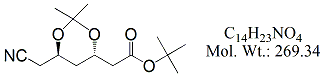 Atorvastatin Acetonide T-Butyl Ester Side Chain (4S,6R)-Isomer